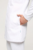 White men's medical lab coat FA 49, long sleeve, Premium