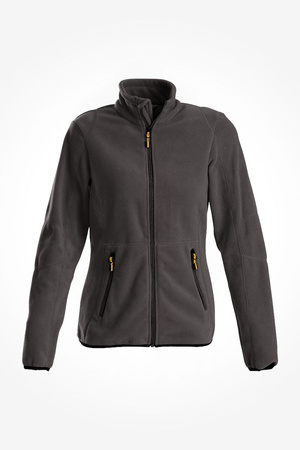 Women's zip-up fleece sweatshirt Speedway Lady, graphite