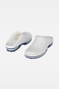 Operating Room Clogs Wock Clog 02, white and blue, unisex