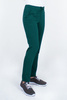 Women's Scrub Pants SE 96, bottle green, Elegant Stretch