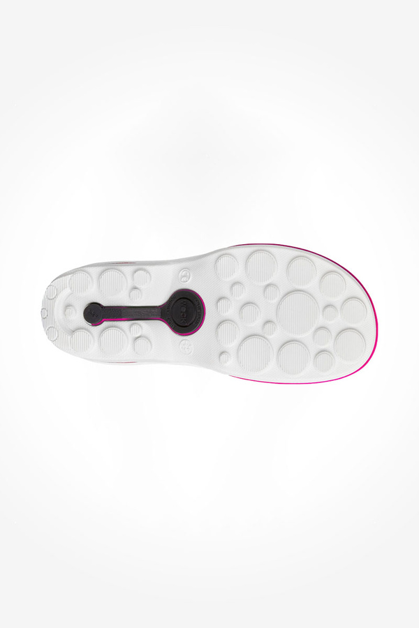 Operating Room Clogs Wock Clog 09 with strap, fuchsia and white, unisex