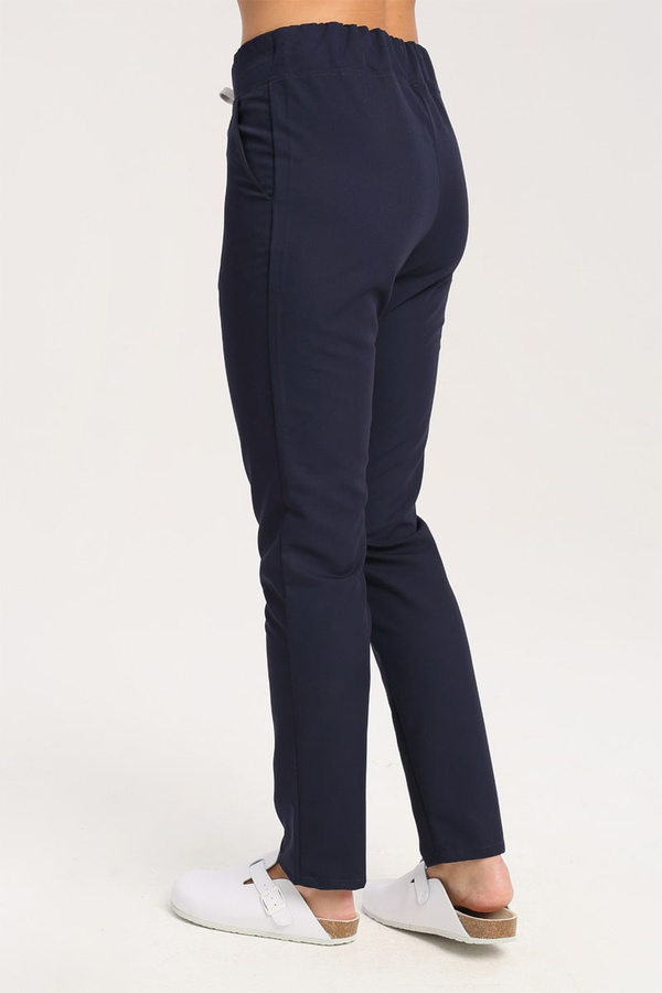 Women's Scrub Pants SE 96, navy blue, Elegant Stretch