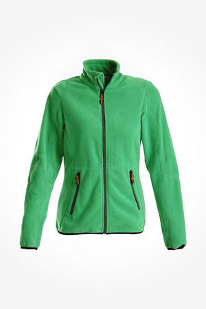 Women's zip-up fleece sweatshirt Speedway Lady, green