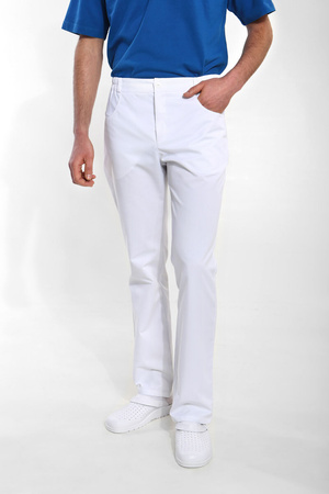 White men's medical trousers SE 80