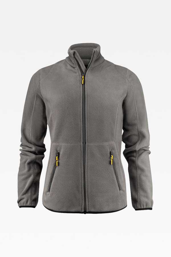 Women's zip-up fleece sweatshirt Speedway Lady, graphite