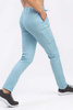 Women's Scrub Pants SE 96, ocean colour, Elegant Stretch