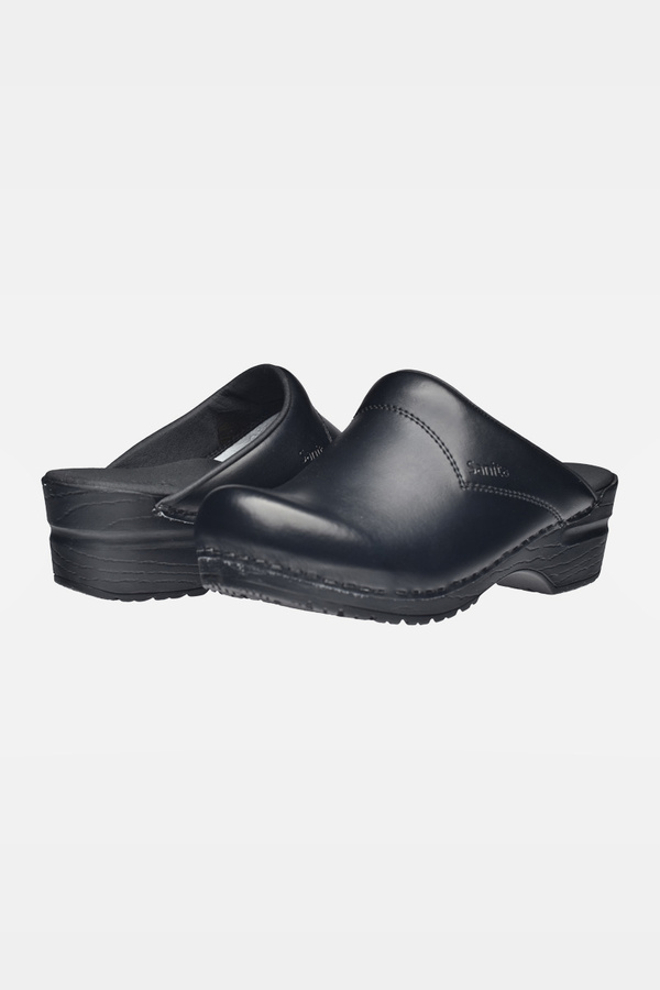 Unisex clogs Sanita San Flex OB, black, without strap